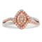 Gin & Grace 18K Gold Real Diamond Ring (I1) with Natural Pink Diamond