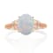 Gin & Grace 14K Rose Gold Natural Opal & Real Diamond (I1)
Statement Ring