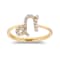 Gin & Grace 10K Yellow Gold Real Diamond Ring (I1)