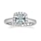 Gin & Grace 14K White Gold Real Diamond Engagement Ring (I1) with
Blue Genuine Aquamarine