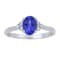 Gin & Grace 14K White Gold Tanzanite and Diamond Ring