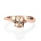 Gin & Grace 14k Rose Gold Morganite With Diamond  Ring