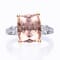 Gin & Grace 14K Two-Tone Gold Morganite and Diamond Ring