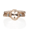 Gin & Grace 14K Rose Gold Natural Morganite, Aquamarine and Real
Diamond (I1) Ring