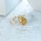 Gin & Grace 18K Yellow Gold Natural Yellow and White Diamonds Ring
