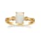 Gin & Grace 14K Yellow Gold White Natural Ethiopian Opal Diamond
(I1) Ring