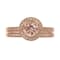 Gin & Grace 14K Rose Gold Morganite and Diamond Engagement Ring