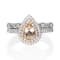 Gin & Grace 14K Two-Tone Gold Morganite and Diamond Engagement Ring