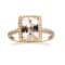 Gin & Grace 10K Rose Gold Morganite and Diamond Ring