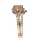 Gin & Grace 14K Rose Gold Natural Morganite With Real Diamond (I1) Ring