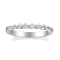 Gin & Grace 14K White Gold Real Diamond (I1) Ring
