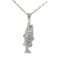 Sterling Silver Bass Pendant.
