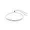 Prong & Bezel Set Diamond 14K White Gold Bolo Bracelet