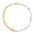 REBL Ashton Kiwi Jasper 18K Yellow Gold Over Hypoallergenic Steel  Half
Chain Half Beaded Necklace