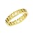 REBL Dillon 18K Yellow Gold Over Hypoallergenic Steel Link Ring