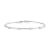14K White Gold 0.20 ct. tw. Diamond Wire Bracelet