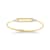 14K Yellow Gold 0.07 ct. tw. Diamond Wire Bracelet
