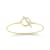 14K Yellow Gold 0.08 ct. tw. Diamond Toggle Wire Bracelet