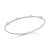 14K White Gold 0.14 ct. tw. Wire Bracelet