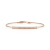 14K Rose Gold 0.19 ct. tw. Diamond Wire Bracelet