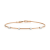14K Rose Gold 0.20 ct. tw. Diamond Wire Bracelet