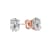 4 Ct 14K Rose Gold IGI Certified Oval Shape Lab Grown Diamond Stud
Earrings Friendly Diamonds