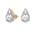 4 Ct 14K Yellow Gold IGI Certified Pear Shape Lab Grown Diamond Stud
Earrings Friendly Diamonds