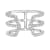 14K White Gold 0.56ct Diamond Ring