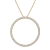 14KY 1.04ct Diamond Pendant With Chain