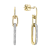 14K Yellow Gold 0.29ct Diamond Earrings