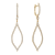 14K Yellow Gold 0.77ct Diamond Earrings