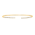 14K Yellow Gold 0.81ctw Diamond Bangle