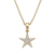 14KY 0.15ct Diamond Pendant With Chain