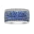 14K White Gold 4.79ct Sapphire and Diamond Ring