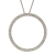 14KW 0.84ct Diamond Pendant With Chain