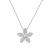 14KW 0.39ct Diamond Pendant With Chain