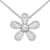 14KW 0.22ct Diamond Pendant With Chain