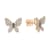 14K Yellow Gold 0.66ct Diamond Earrings