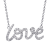 14KW 0.16ct Diamond Pendant With Chain