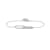 14K White Gold 0.41ctw Diamond Paperclip Bracelet