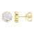 14K Yellow Gold 0.59ct Diamond Studs