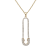 14KY 0.59ct Diamond Pendant With Chain