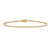 14K Yellow Gold 1ctw Diamond Tennis Bracelet