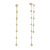 14K Yellow Gold 0.86ct Diamond Earrings