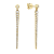 14K Yellow Gold 0.57ct Diamond Earrings