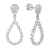 14K White Gold 1.53ct Diamond Earrings