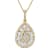 14KY 0.77ct Diamond Pendant With Chain