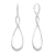 14K White Gold 0.52ct Diamond Earrings