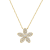 14KY 0.39ct Diamond Pendant With Chain