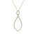14KY 0.93ct Diamond Pendant With Chain
